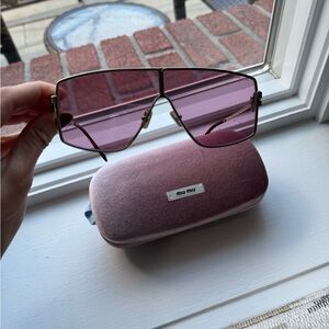 Miu Miu Pink Sunglasses